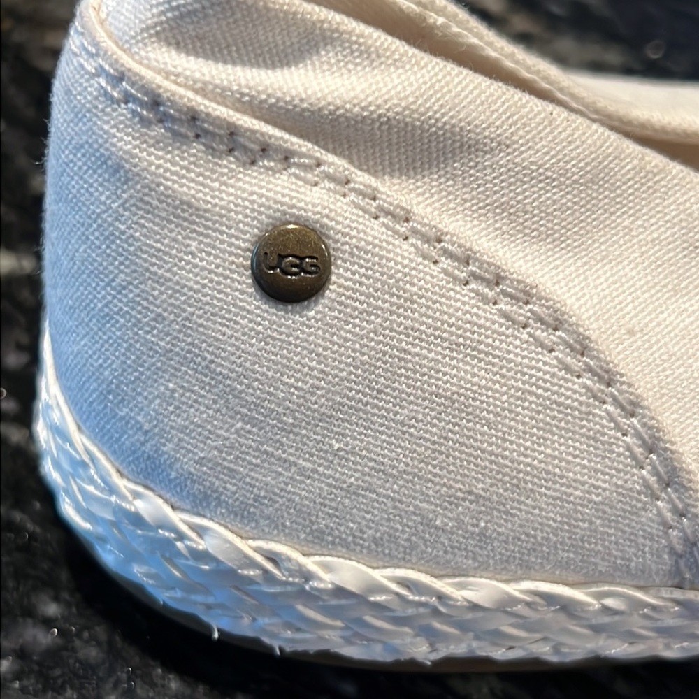 NWOB UGG Canvas Bow Flats - Picture 12 of 14